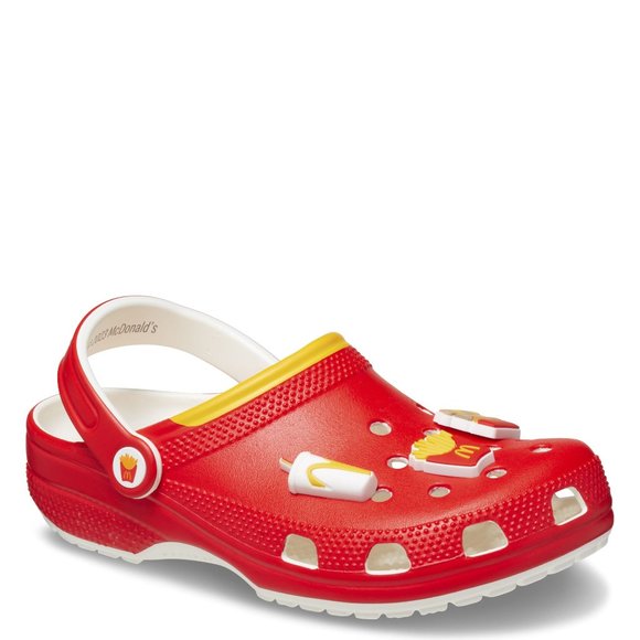 Crocs Classic x McDonalds Low Mens Casual Clogs Red 209858-90H NEW Sz 10 - Picture 6 of 8
